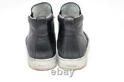Prada Black Leather Ankle Bootie Dans La Boîte D'origine Excellent État 38.5