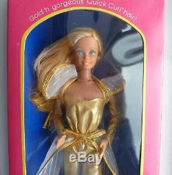Rare Vintage Boxed 1980 Golden Dream Poupée Barbie. Condition Excellente
