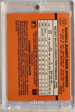 Rare Vintage Nm Condition Randy Johnson Donruss 1990 #379 Carte De Baseball Witherror