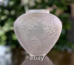 René Lalique Esterel Vase Excellent État Signé R Lalique (rené)