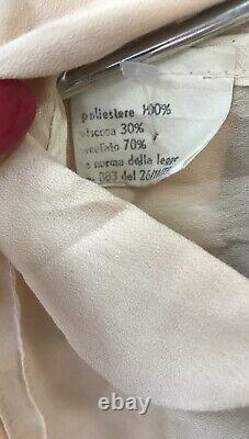 Robe Cream Western Des Années 1940. Taille 36/s/8au. Excellent État