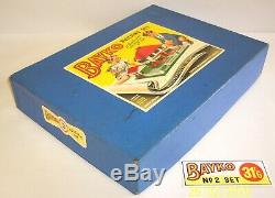 Set Original, Vintage 1957 Bayko Bâtiment 2 Boxed, En Excellent État