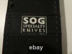 Sog Knife Seal 2000 Combat Survival Seki Japon N’a Jamais Utilisé Une Excellente Condition