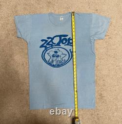 T-shirt de tournée ZZ Top Vintage Original 1974 XL en état excellent avec couture unique
