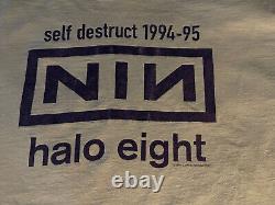 T-shirt de tournée authentique vintage Nine Inch Nails Self Destruct, en excellent état, taille XL.