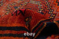 Tapis de zone noué à la main vintage 4'6 x 6'8 Tapis en laine traditionnel
