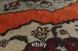 Tapis de zone noué à la main vintage 4'9 x 8'11, tapis en laine traditionnel