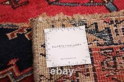 Tapis traditionnel vintage noué à la main 2'11 x 9'9 en laine