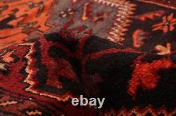 Tapis traditionnel vintage noué à la main 4'4 x 7'8 en laine