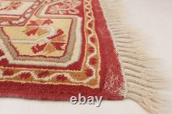 Tapis traditionnel vintage noué à la main 5'0 x 6'9 en laine rug de zone