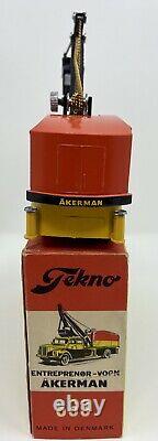Tekno No. 863 Akerman Entreprenør-vogn Dans Original Box Excellent Condition