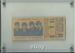 The Beatles Shea Stadium Concert Ticket Août 23 1966 Excellent État