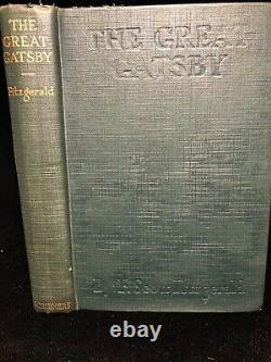 The Great Gatsby First Edition 1925 Premier Etat / 1ère Imprimer Excellent État