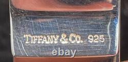 Tiffany & Co Sterling Argent Clip D'argent Excellente Condition Non Mono Sac D'origine