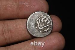 Véritable ancienne pièce de monnaie islamique en argent massif dinar dirham en excellent état