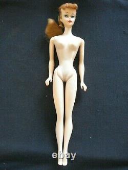 Vieux Titien #5 Penytail Barbie. 1961 En Excellent État