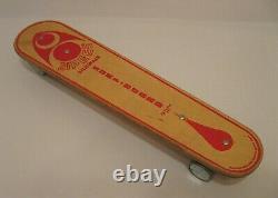 Vintage 1960 Zipees Sidewalk Surfboard Original Excellent Condition Skateboard