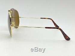 Vintage B & L Ray Ban Aviator B15 Shooter Lunettes De Soleil 62mm Excellent Condition Rare
