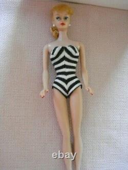Vintage Barbie 1961 #5 Blonde Ponytail En Excellent. État