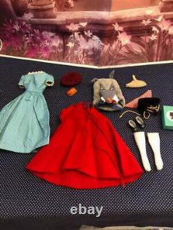 Vintage Barbie # 880 Petit Chapeau Rouge Outfit Excellent État Des Années 1960