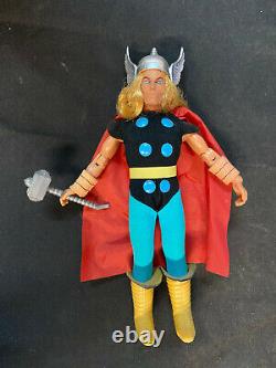 Vintage Mego Thor Tout D'origine Excellent État Type 2 Corps