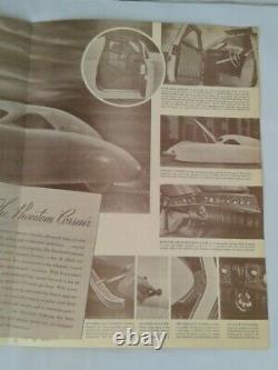 Vintage Original 1938 Phantom Corsair Car Ventes Annonce Brochure Excellent État