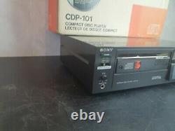 Vintage Sony Cdp 101 Lecteur CD Excellent État Boîte D'origine