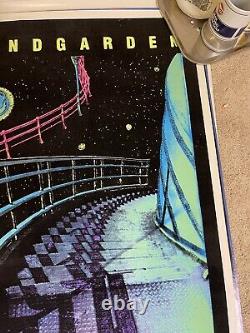 Vintage Soundgarden Super Unknown Blacklight Poster 1994 Excellent État