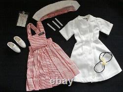 Vintage Tammy Clothes Doll Outfit #9120-7 Aide À L'aide À L'aide À L'aide De Nurse Excellent État