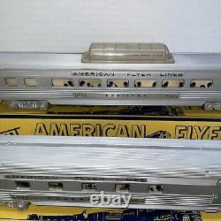 Wagons de voyageurs American Flyer 960, 962 et 963 en EXCELLENT ÉTAT Boîtes originales