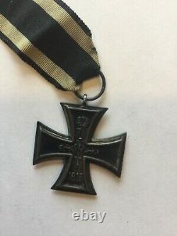Ww1 Original German Iron Cross Excellent État Esprit Rare Ko Timbre