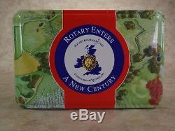 Yorkshire Tea Tin Rotary Club 2000 Excellente Occasion Etat Propre Très Rare Tin